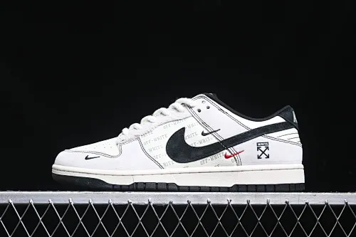 All categories Nk SB Dunk Series Nk SB Dunk Low High-end customized low-top sneakers Nk SB Dunk Low OFF-WHITE joint-Zhuba Danmaku Black Hook Anniversary high-end customized low-top casual sneakers YX5066-212